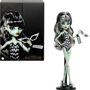 Monster High x Barbie Frankie Stein Barbie Mattel 80th Anniversary doll
